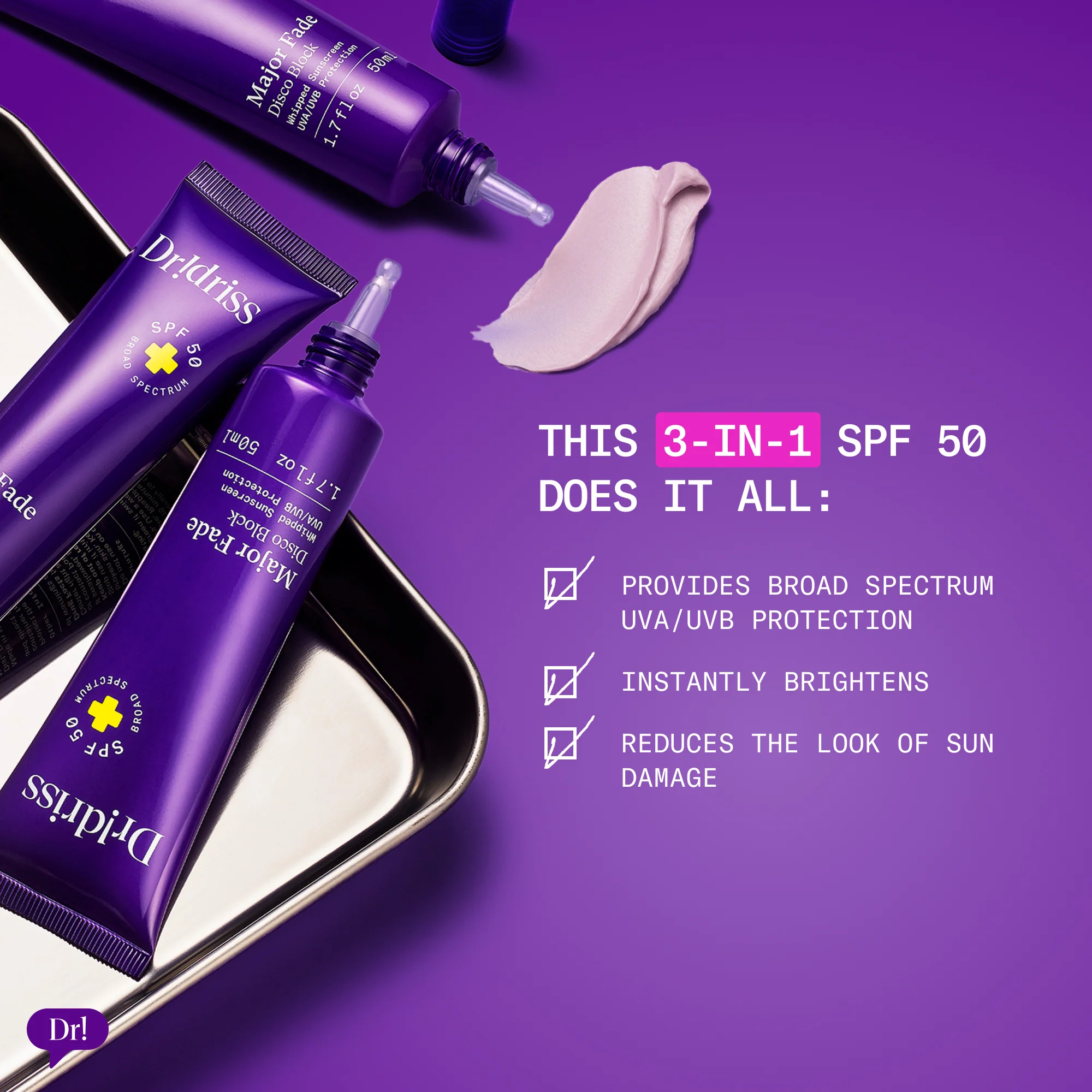 Major Fade Disco Block SPF 50 - Image 3